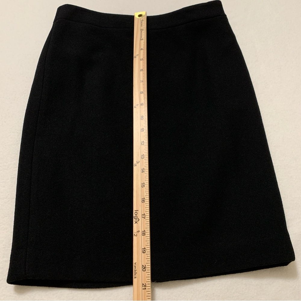 NWT J.Crew Mercantile Womens Pencil Skirt Lined Back zip Wool Blend Black Size 0 - Picture 13 of 16
